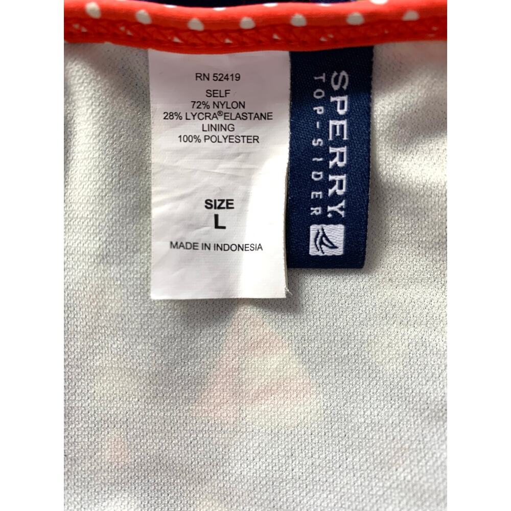 Sperry Top-Sider Nautical Sailboat Print Bikini Large - Picture 8 of 9